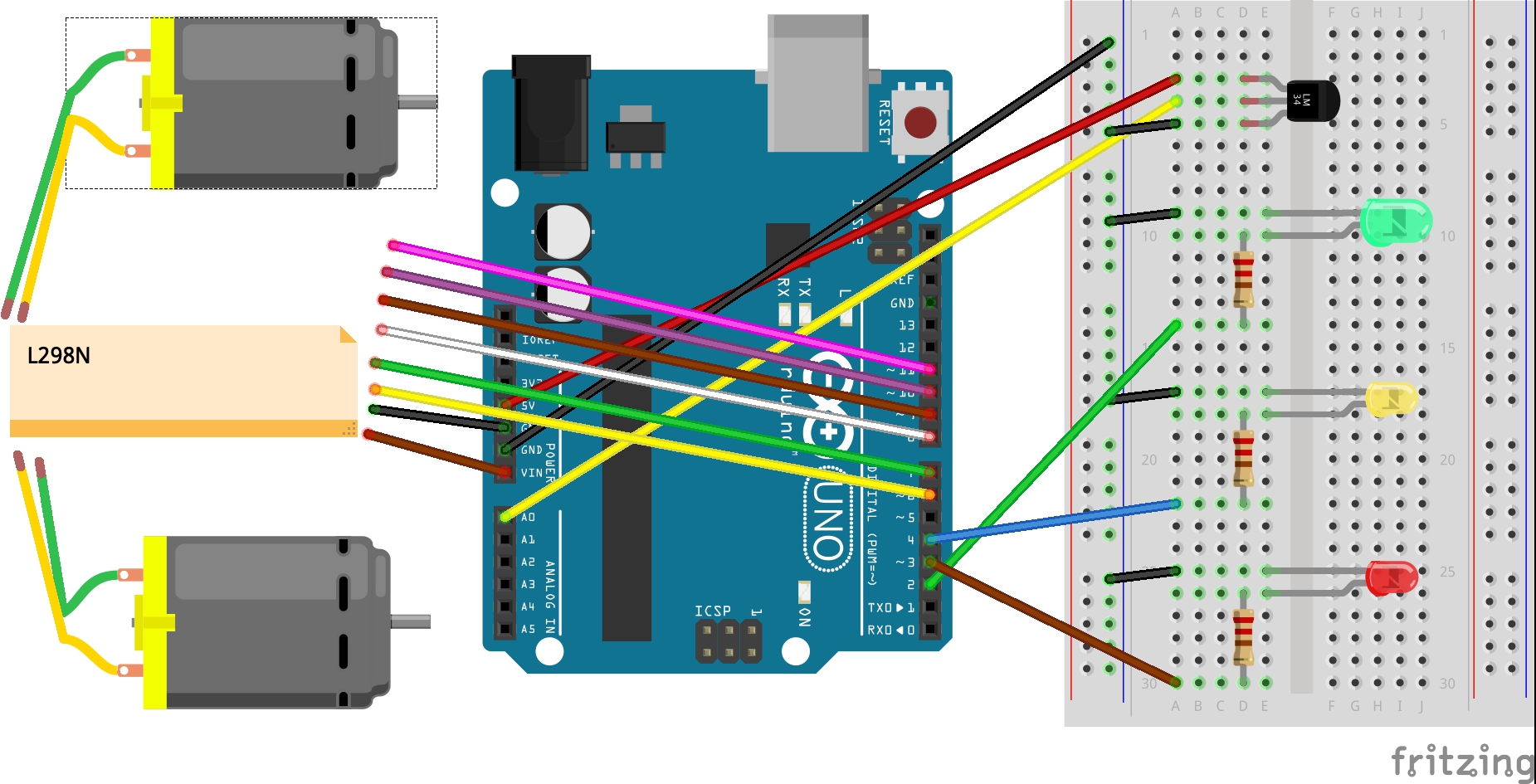 Temperature LED Alert and Fan Activation with Arduino – Eli the ...